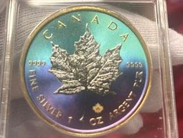 RARE Maple Leaf Silver Galaxy Edition 1oz