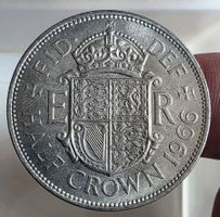 GROSSBRITANNIEN 1/2 CROWN 1966