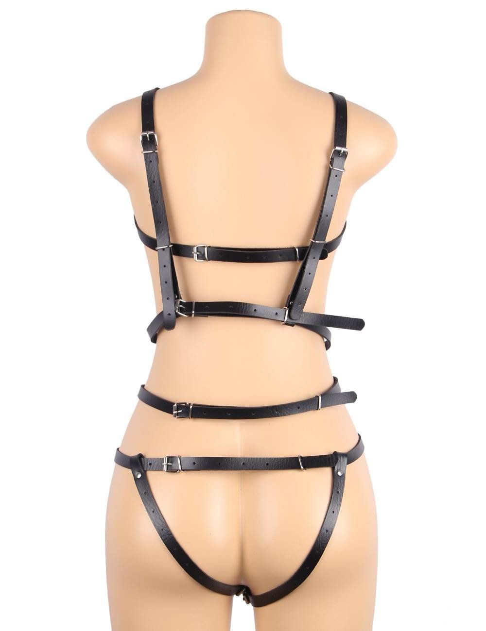 Kostüme: Damen PU‑Leder Harness – Schwarz – Neu und originalverpackt aus Beringen von SGShop 5