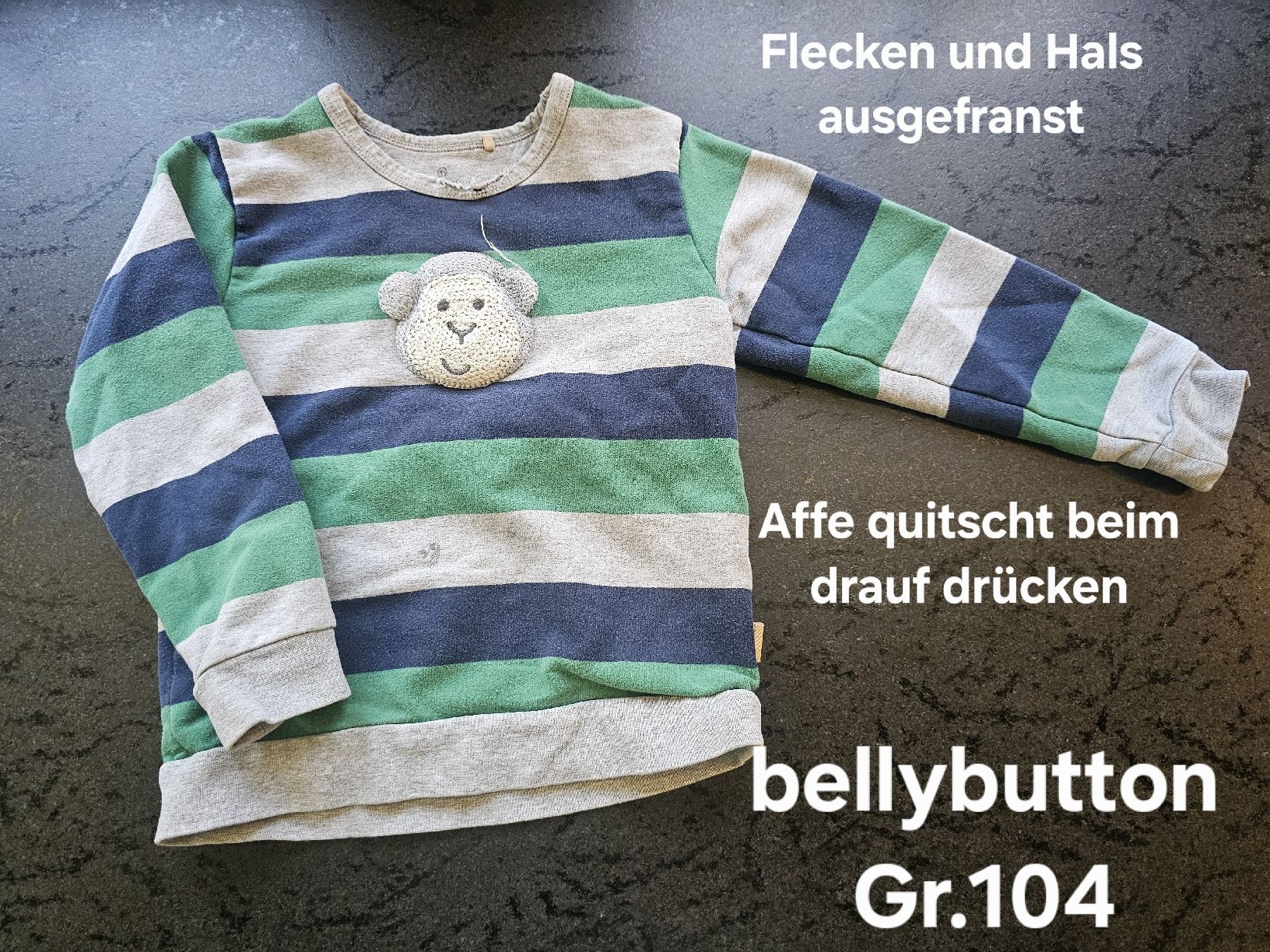 Pulls et sweat-shirts: Belly Button Quitsch Pulli Gr.104 – D'occasion à St. Peterzell par upcycling_