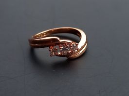 Vergoldet Ring, Grösse 7 (54)