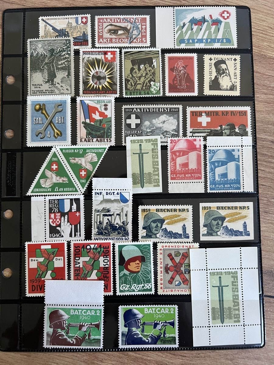 Tutti i francobolli: Posten Soldatenmarken Schweiz – Usato da Braunau venduto da Desil2511 3