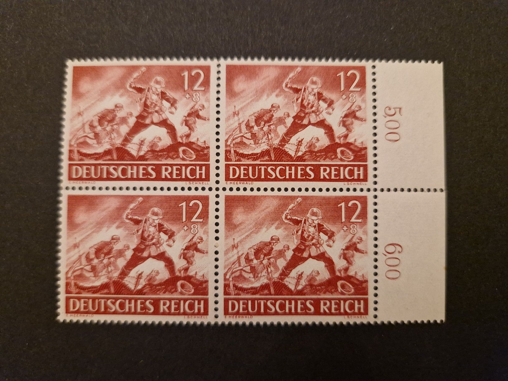 Tous les timbres: Deutsches Reich Viererblock Briefmarken postfrisch – Neuf (Voir description) à St. Gallen par Enrico_SG