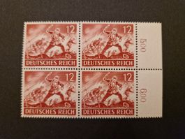 Deutsches Reich Viererblock Briefmarken postfrisch