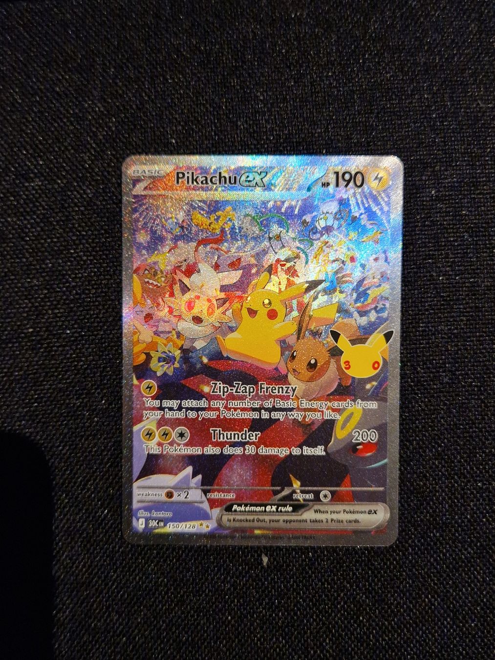 Pokémon Sammelbilder & Trading cards: Pikachu ex 30th eng – Neu (gemäss Beschreibung) aus Giubiasco von MrGru1992