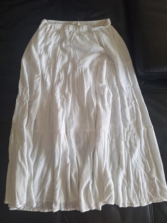 Pull&Bear Sommerrock weiss Gr. M 