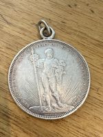 Eidg. Schützenmedaille 1879 Basel Silber 900