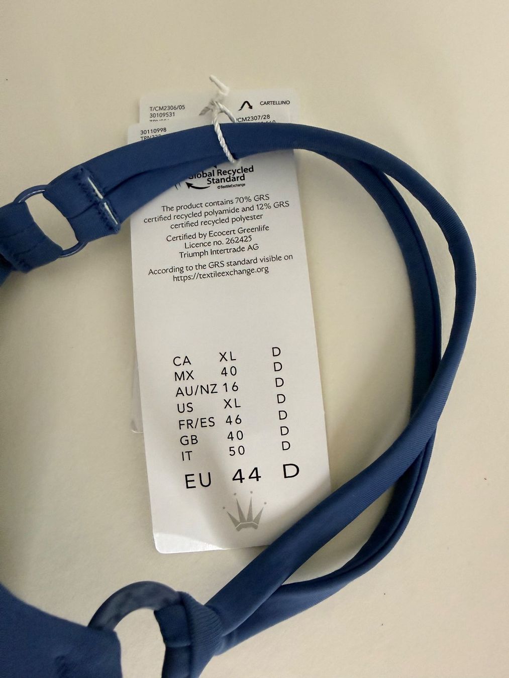 Triumph Costumi da bagno & Bikini: TRIUMPH, Bikini-Oberteil SUMMER MIX & MATCH, Grösse 44D – Nuovo e nell'imballaggio originale da Rudolfstetten venduto da gst_g7xl 1