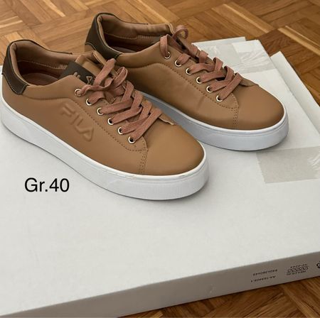 FILA Sneaker Gr. 40 Braun/Khaki Leder