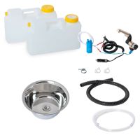 12V Miniküche-Set Waschbecken Rund 32 cm