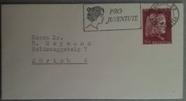 2060) 1953 Damenbrieflein mit Sonderstempel