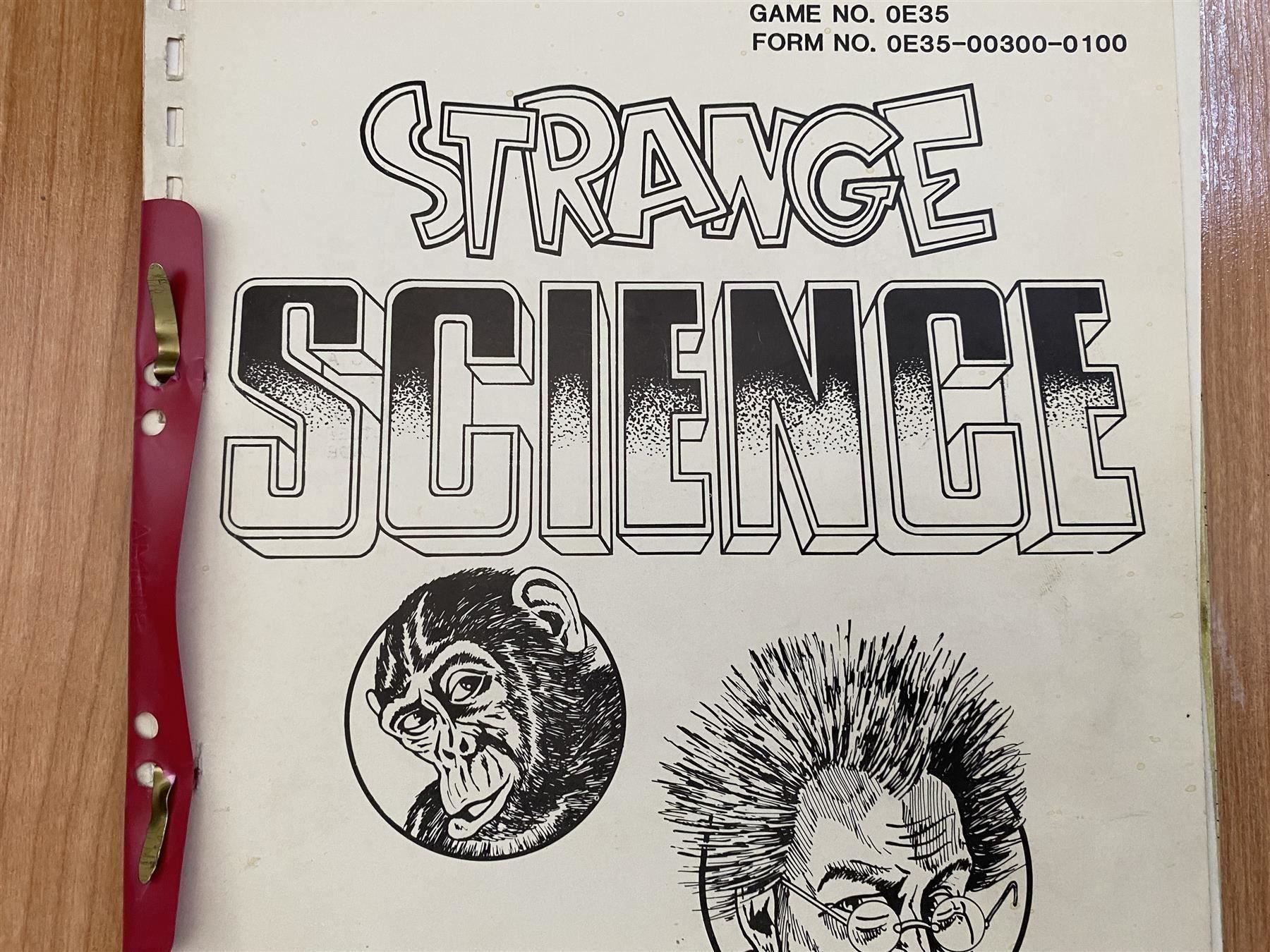 Flipper: Org. Flipper Handbuch "Strange Science" – Usato da St.Gallen venduto da kingsamas 1