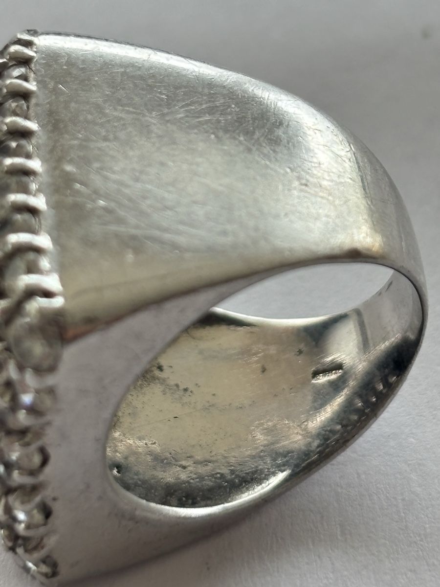 Anelli: Silber Ring mit Saphire und Rubin 925 – Usato da Langnau am Albis venduto da flusspflege 5