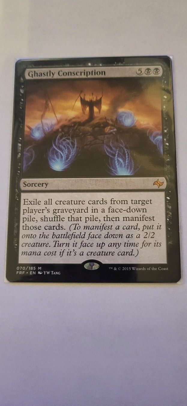 Magic The Gathering Carte collezionabili: MTG - Ghastly Conscription – Usato da Münsingen venduto da Heroism2010