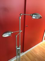 Stehlampe Metall dimmbar zwei Spots guter Zustand