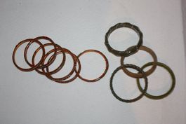 10 Armreifen, Modeschmuck