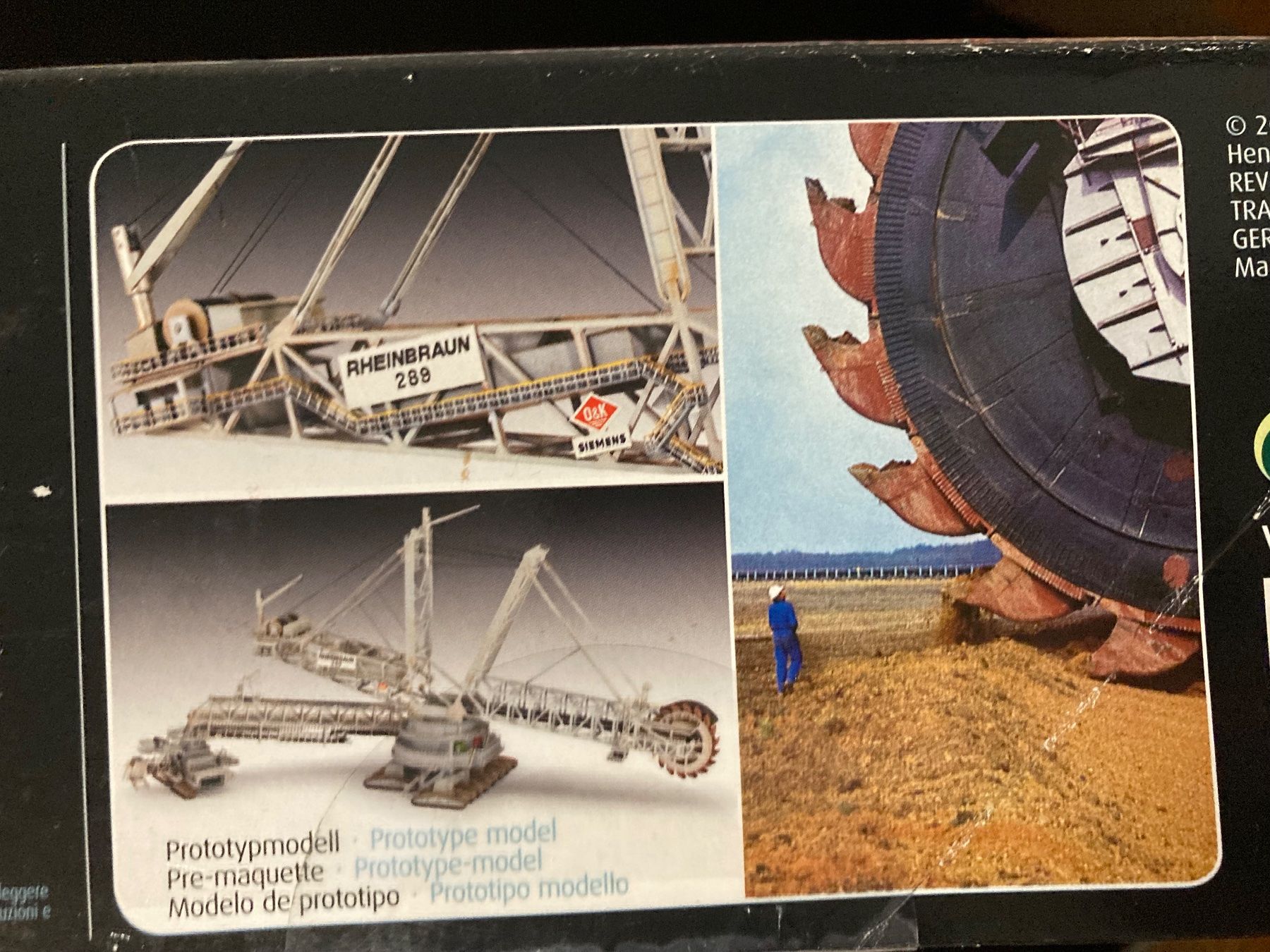Revell Kit di modellismo & Modellini statici: Schaufelradbagger von Revell – Nuovo e nell'imballaggio originale da Münchenstein venduto da Patience 1