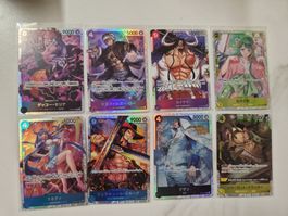 One Piece Card Game: SR Lot 8 Cards JP - Gecko Moria etc.