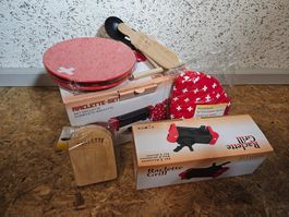 Komplettes Raclette-Set für 2 Personen, neu, ungebraucht