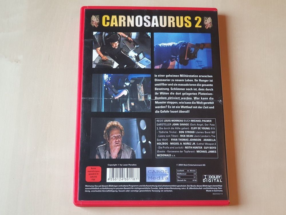 Tutti i DVDs: Carnosaurus 2 Attack of the Raptors – Usato da Basel venduto da mgn_ft72 1