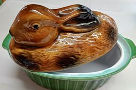 Kleinere Keramik Auflauf /Terrinenform /OSTERDEKO