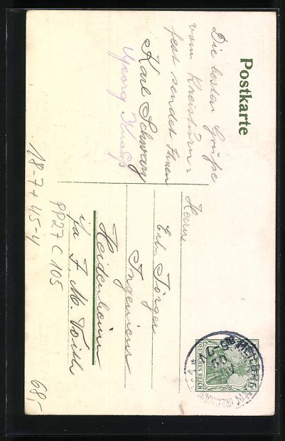 Cancelleria postale: Ganzsache PP27C105: Heilbronn, 38. Lande – Usato da Berlin venduto da bartko-reher 1