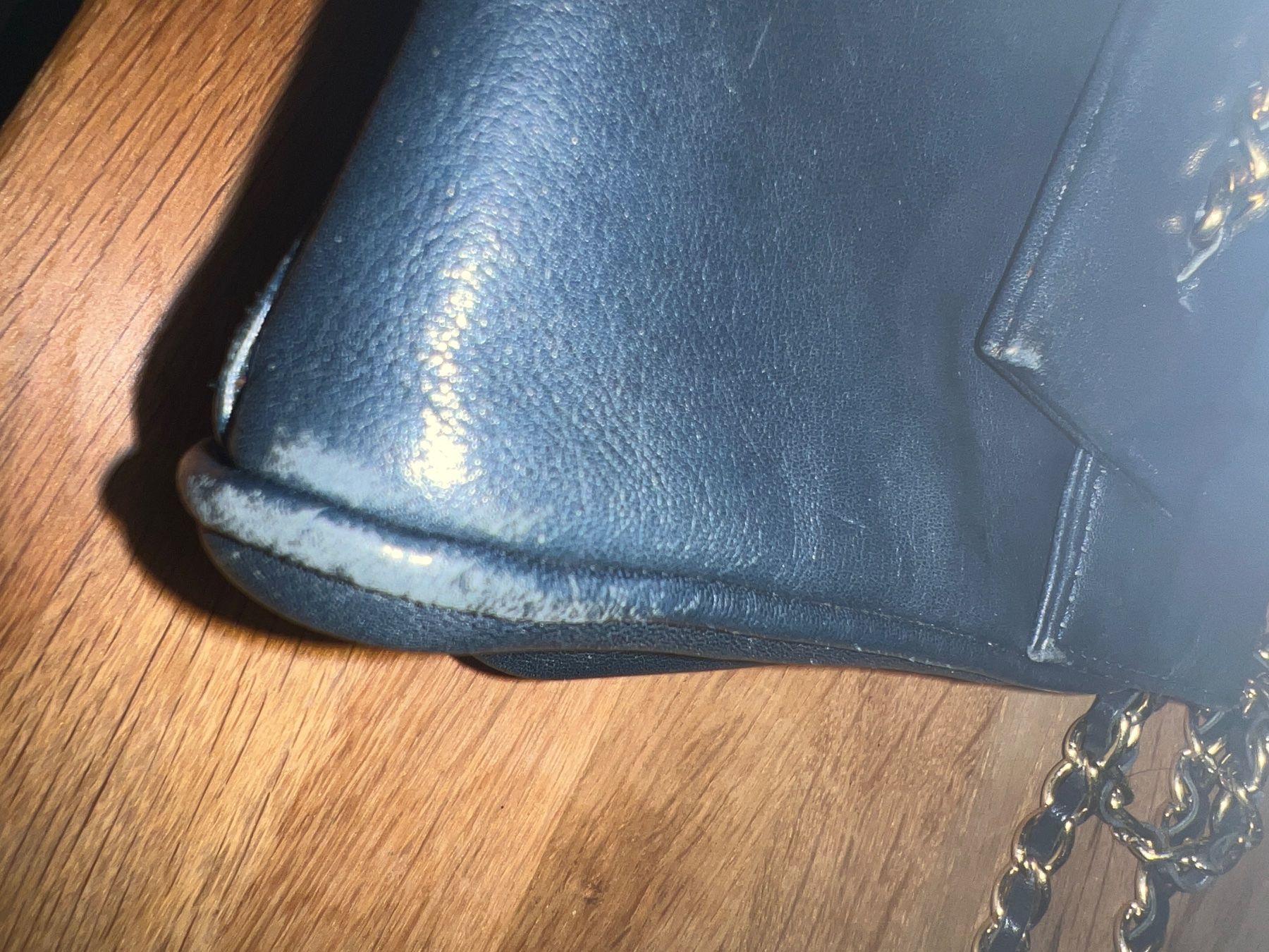 Borse da donna: *Vintage Lederhandtasche Navy* – Usato da Zürich venduto da prima.01 5