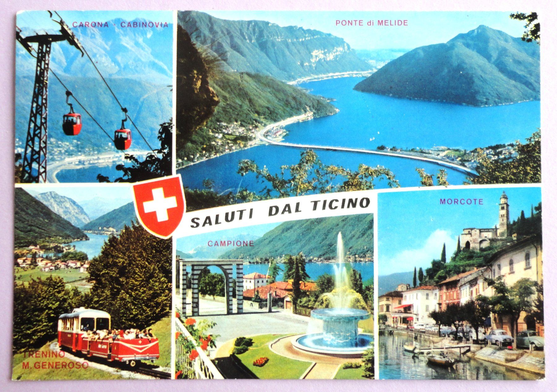 Cartoline postali: Saluti dal Ticino – Usato da Fétigny venduto da Billy2miny