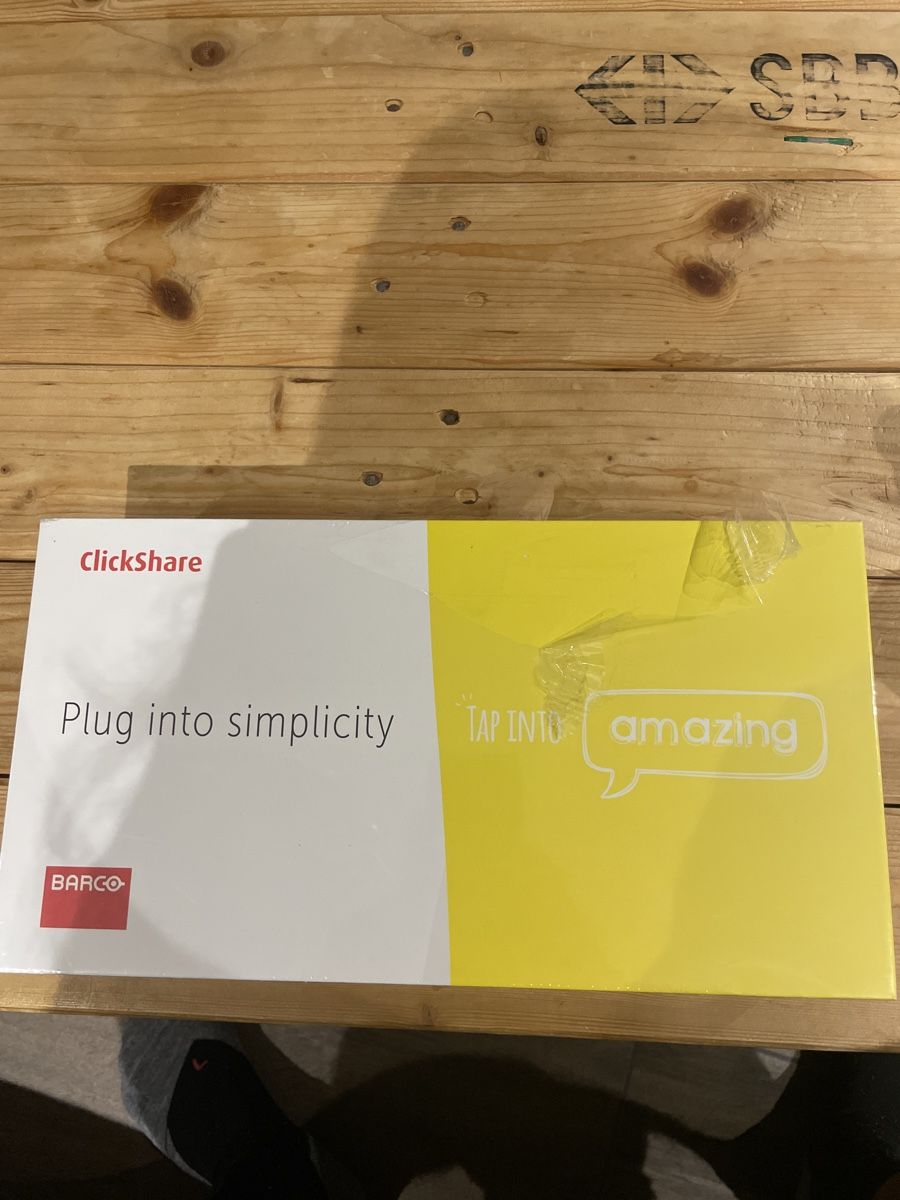 Multimediaplayer & Streamer: Barco Clickshare CSE-200 SET EU – Neu und originalverpackt aus felben-wellhausen von polarstern3000