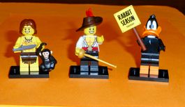 Lego/ 3 Sammelfiguren col07-10, col12-13, collt-7, Komplett.