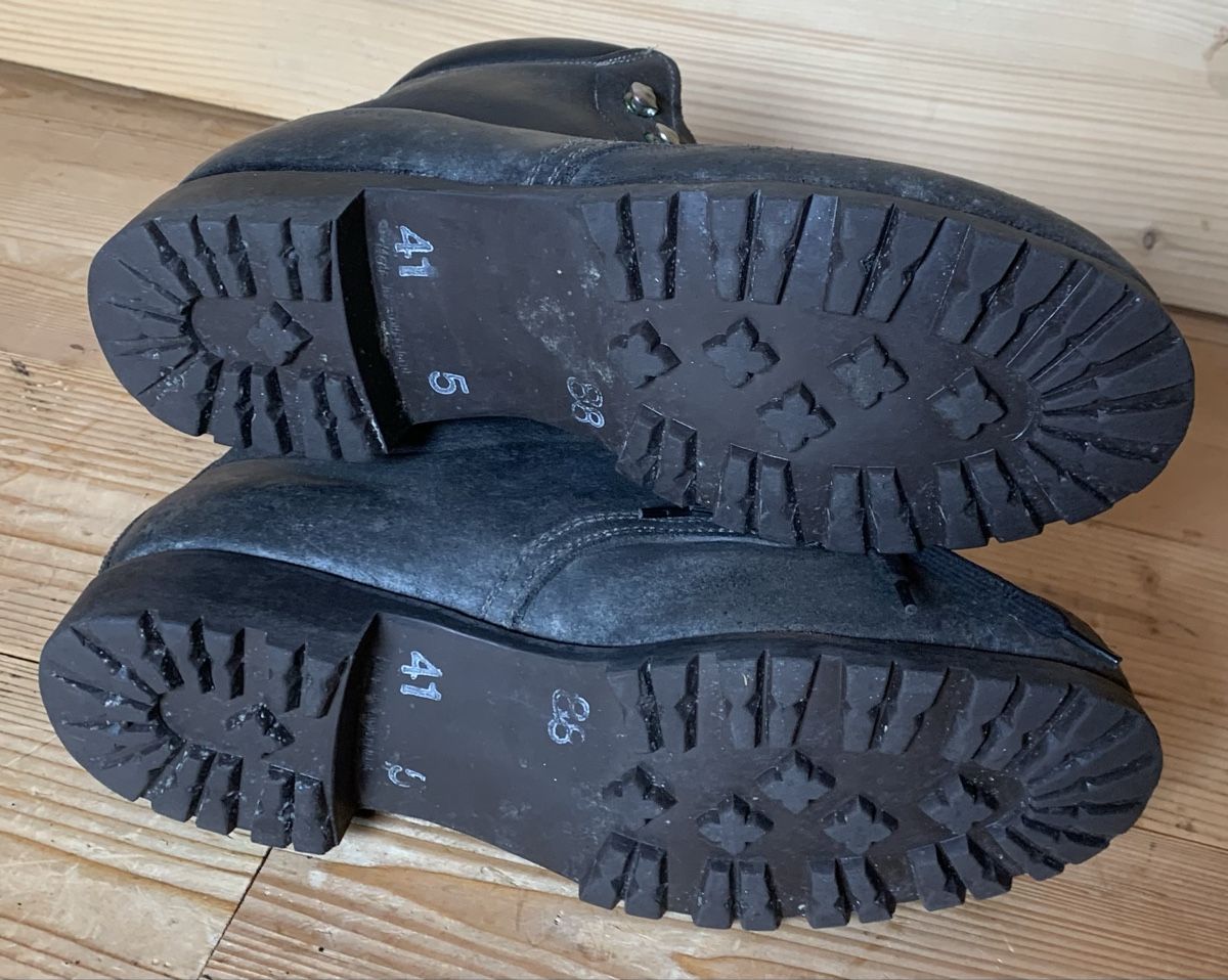 Schweizer Armee Scarpe da uomo: Gebirgsschuhe der CH Armee Grösse 41/5 – Usato da Goldingen venduto da Bergler012 3