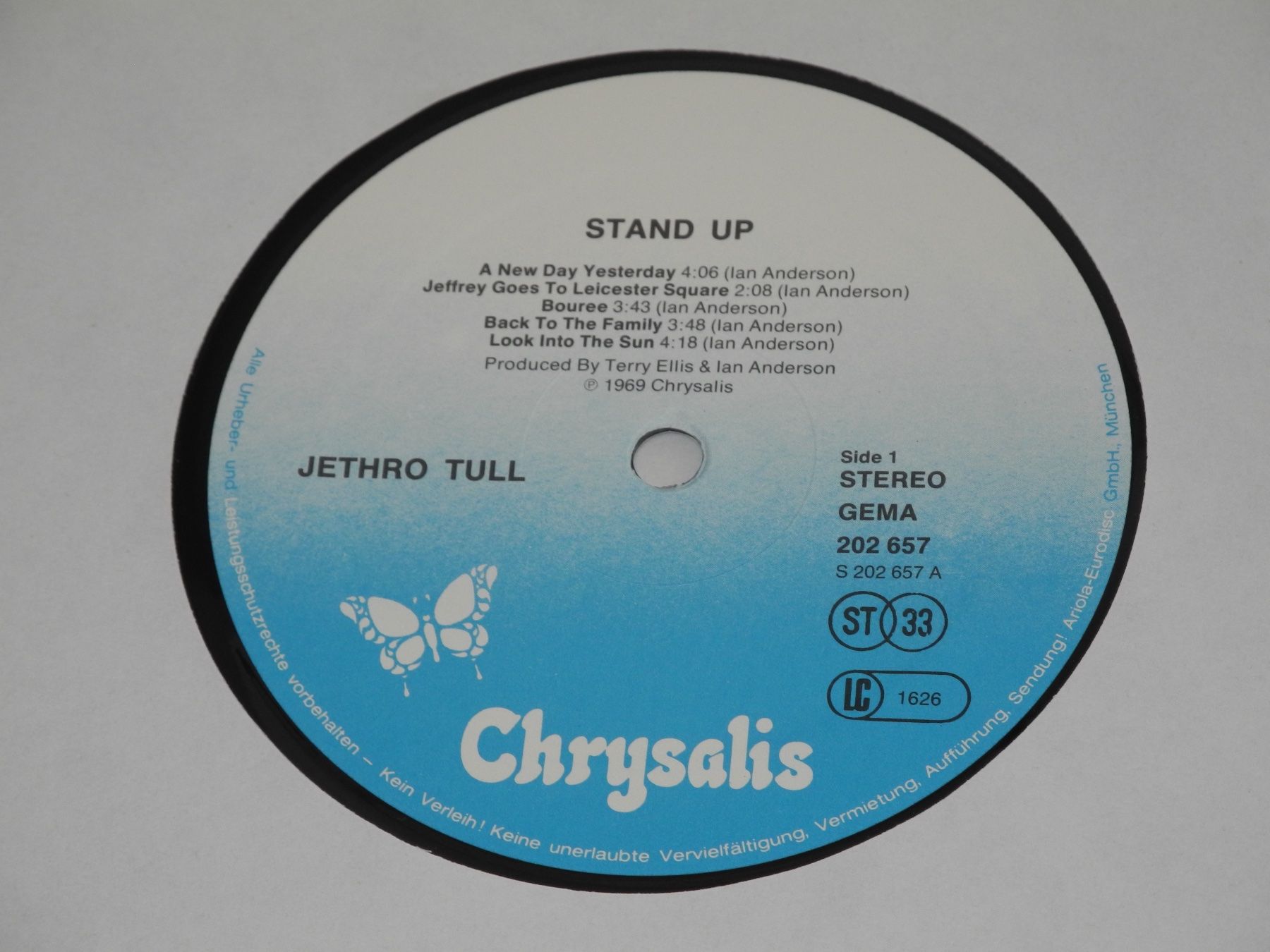 Dischi in vinile: JETHRO TULL: STAND UP - CHRYSALIS - NEAR MINT – Nuovo (secondo la descrizione) da Fahrwangen venduto da Swirl2 4