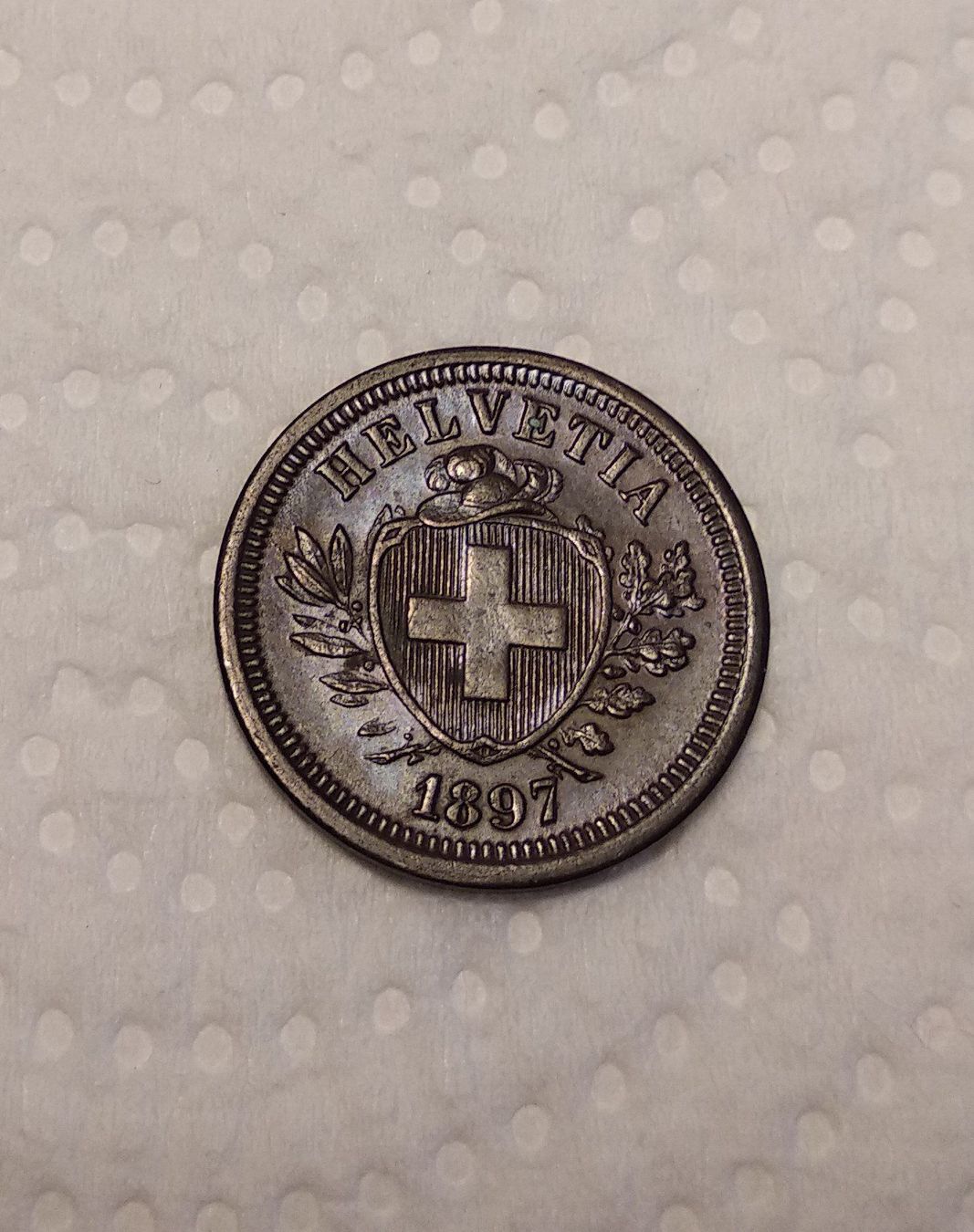 Tutti le monete: 1 Rappen 1897 – Usato da Nyon venduto da AlexKey71