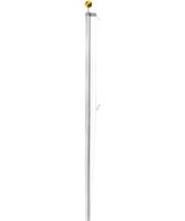 Aluminium-Fahnenmast 6.8m mit Mastkopf