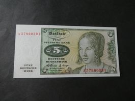 Deutschland 1960, 5 Mark  - ungefaltet