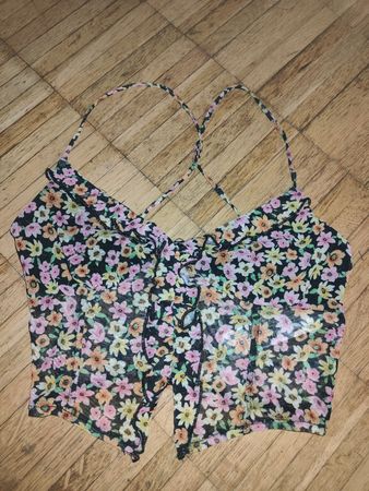 Blumen Top, Grösse S