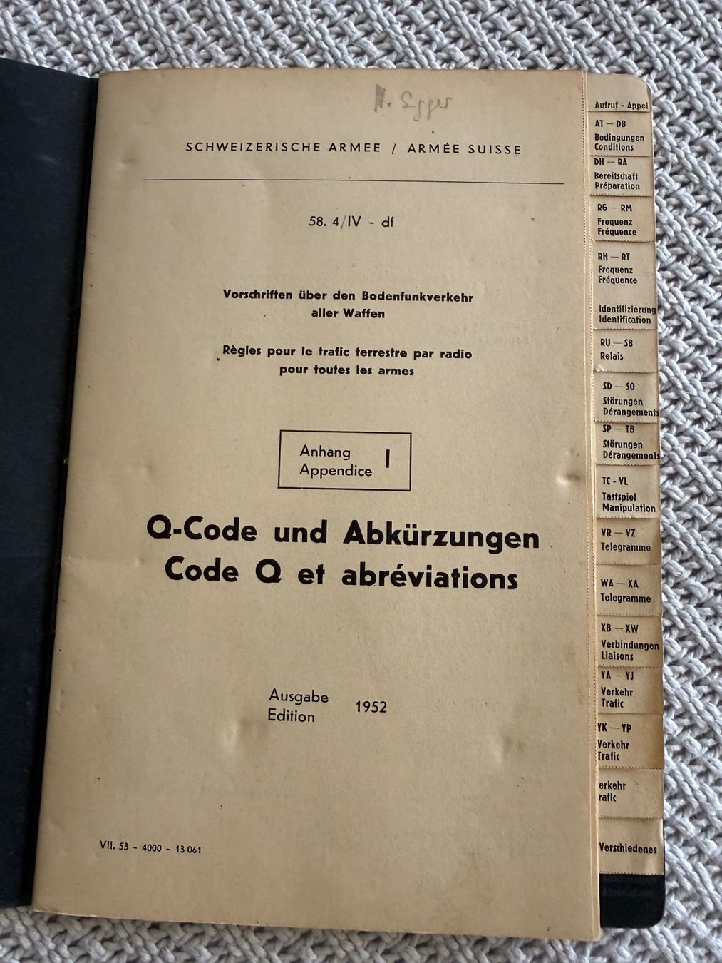 Bücher: 5 Reglemente Uebermittlungstruppen Schweizer Armee – Gebraucht aus Brütten von Hst1 4