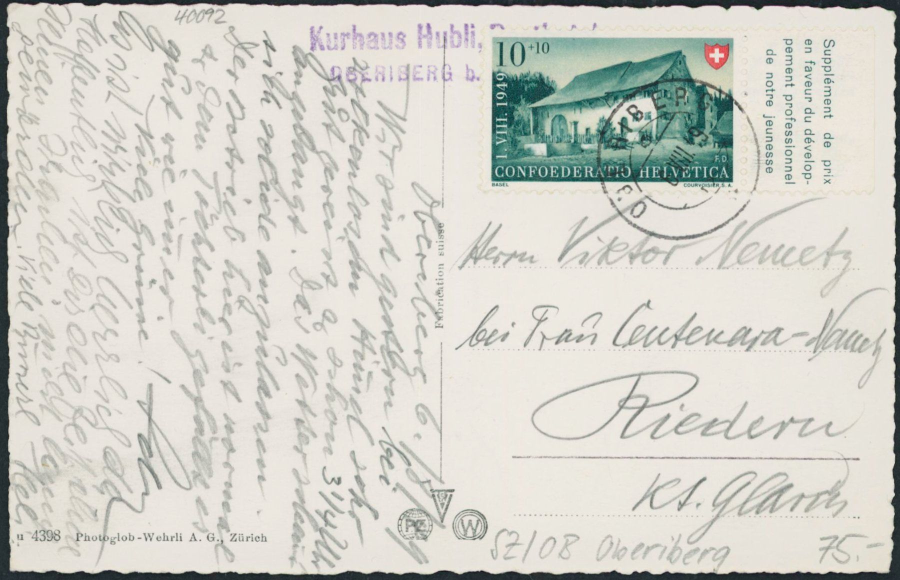 Cartes postales: SZ Oberiberg – D'occasion à Schindellegi par dormay 1