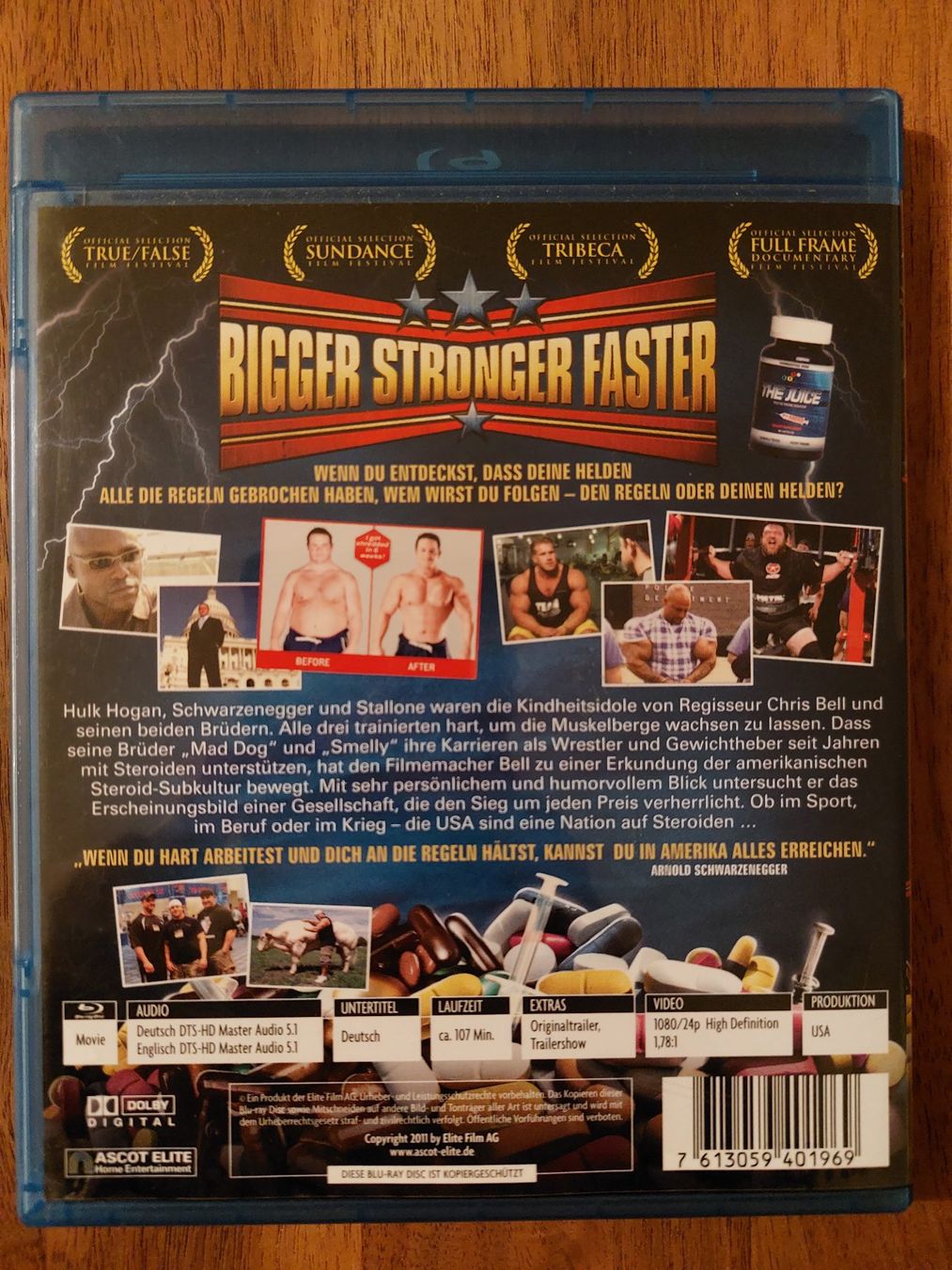Alle DVDs: Blu Ray - Bigger, Stronger, Faster – Gebraucht aus Rheinfelden von FilmAuktion 1