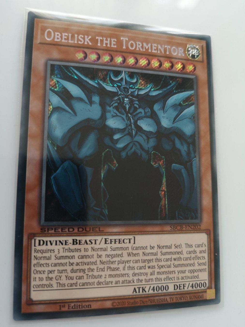 Yugioh Sammelbilder & Trading cards: OBELISK THE TORMENTOR 1.Edition SR – Neu und originalverpackt aus Boswil von ShoppingCenterCity 7