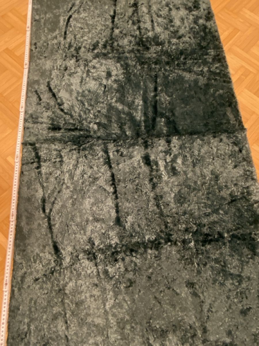 Tessuti: flauschiger Langflorstoff, Türkis ca. 145x81cm – Usato da Flawil venduto da sonnengeist 2