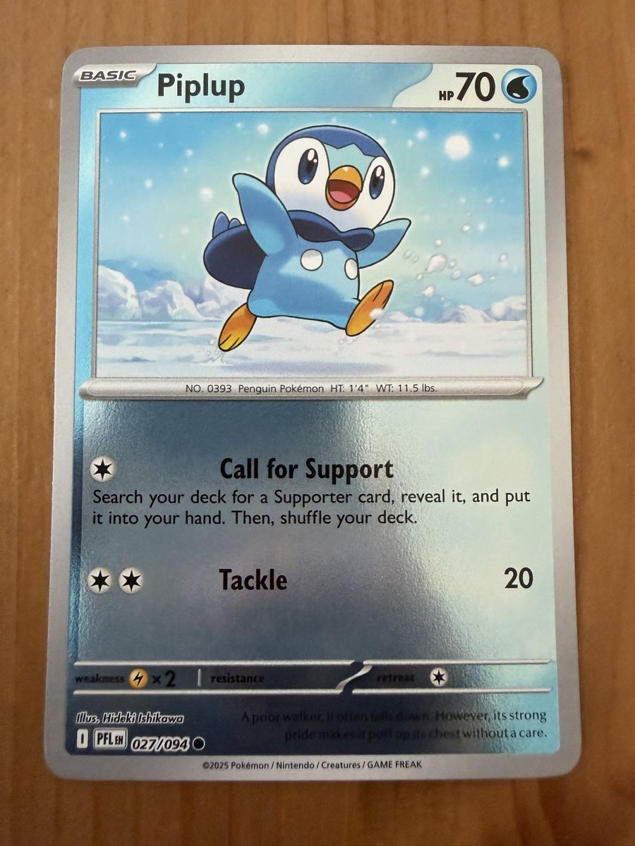 Pokémon Sammelbilder & Trading cards: Piplup (PFL027) – Neu (gemäss Beschreibung) aus Vevey von Matx