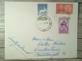TR45 Enveloppe + Timbre USA 1957