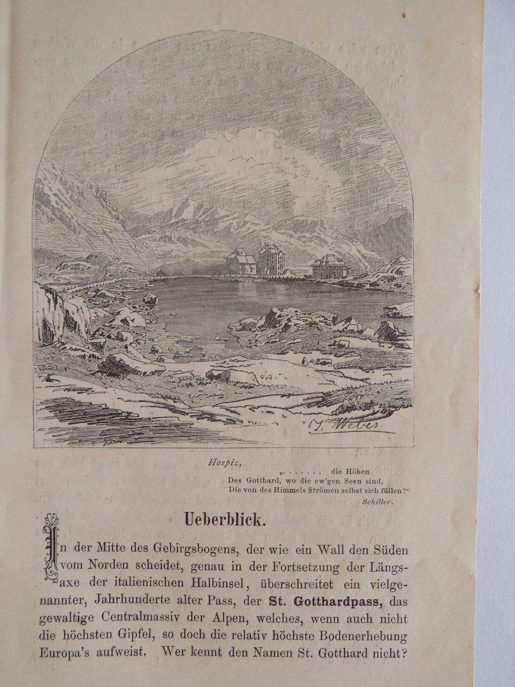 Stiche: Hospiz auf dem St. Gotthardpass – Gebraucht aus Risch von Antikfee 1