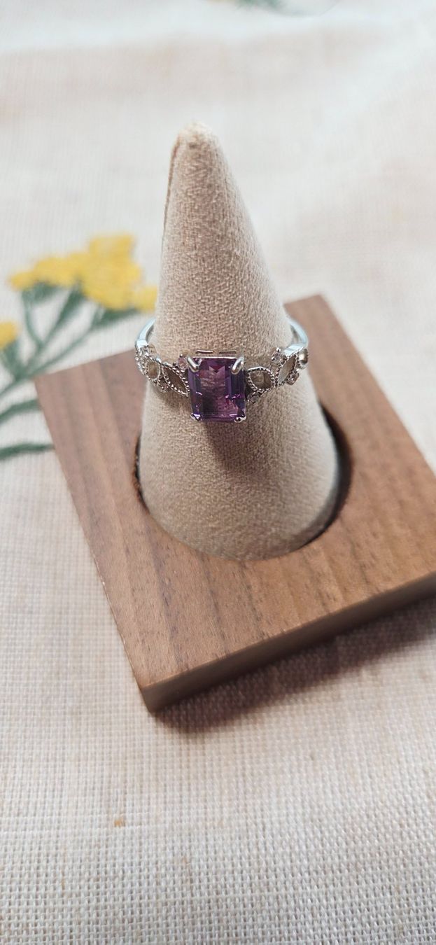 Ringe: NEW - S925 Amethyst Ring (Adjustable) – Neu (gemäss Beschreibung) aus Zürich von cin_wcf6 3