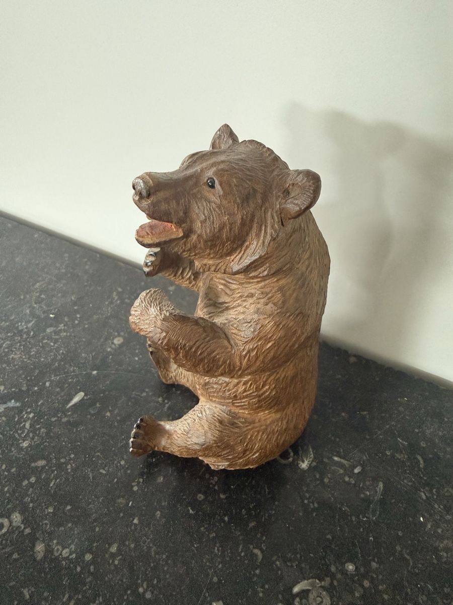 Figuren: Alter geschnitzter Bär aus Brienz – Gebraucht aus Biel/Bienne von newyorker80 1