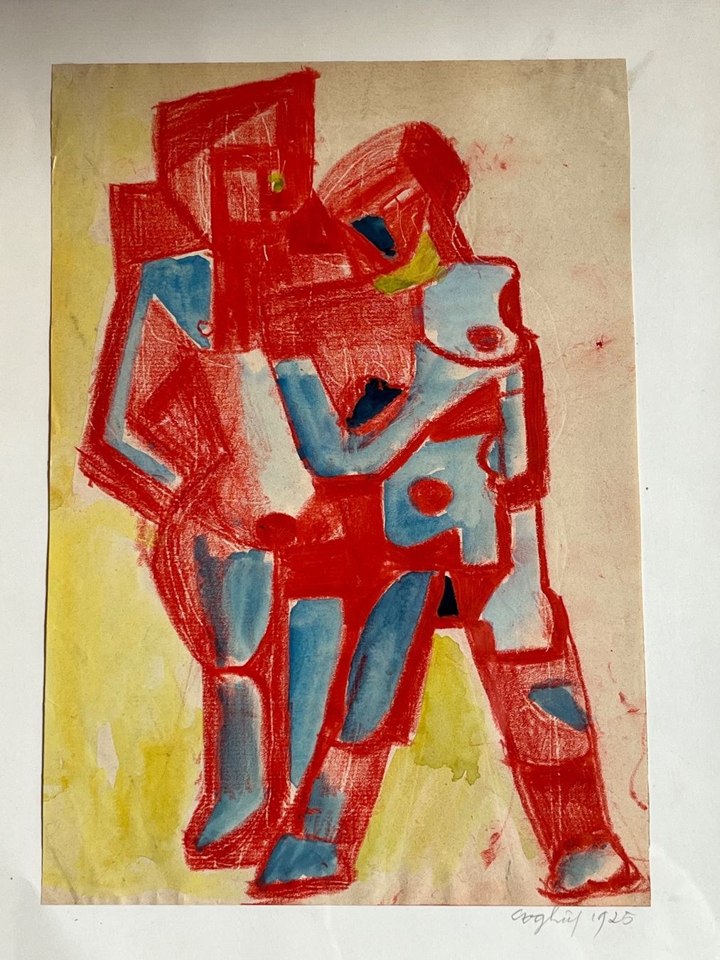 Dipinti: COGHUF - 1925 originelle  Ölpastell – Usato da Basel venduto da PAUL_ART 7