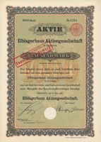Elblagerhaus AG, Dresden - 1906