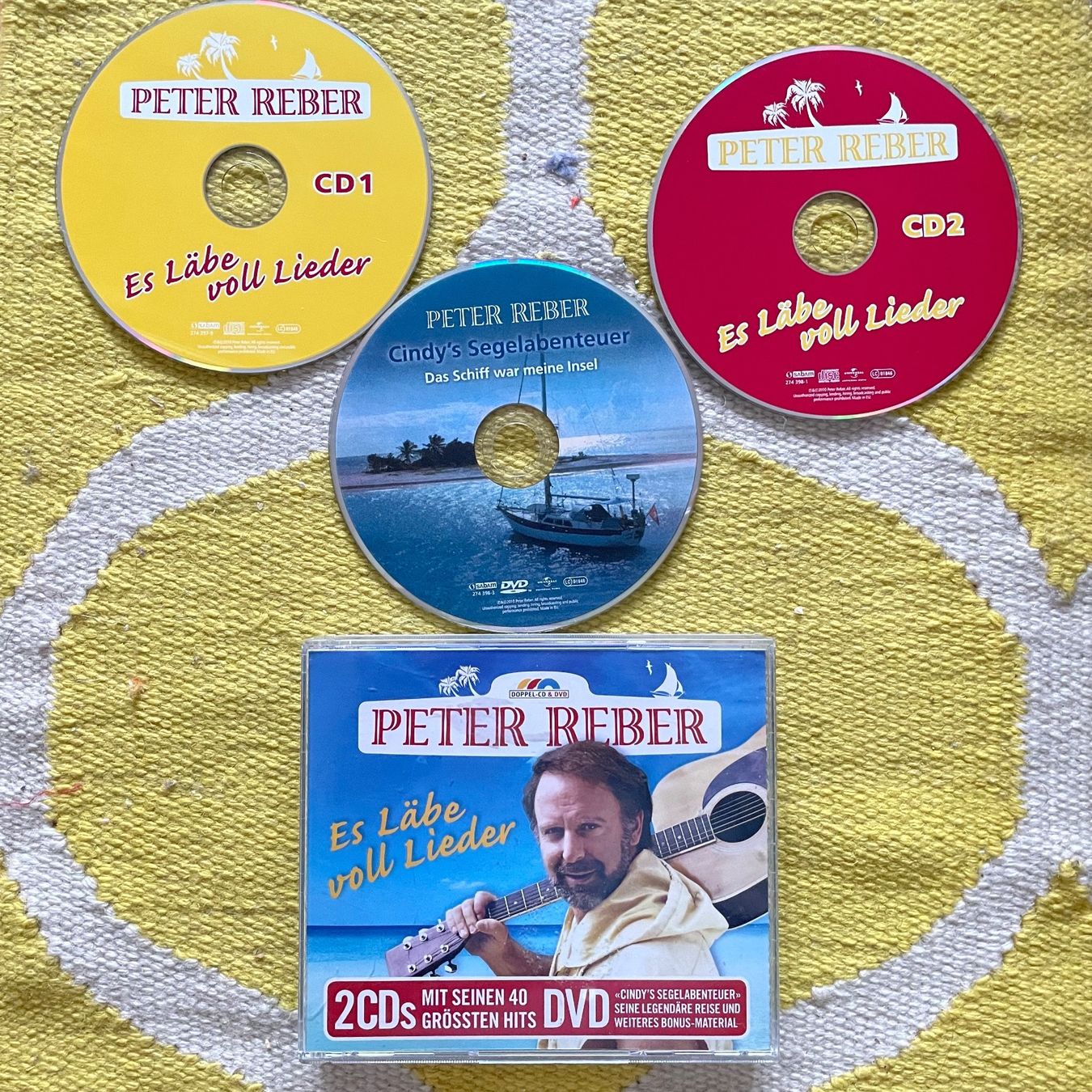 CD: PETER REBER-2CD+1DVD ES LÄBE VOLL LIEDER – Usato da Rorschacherberg venduto da CD-Roli