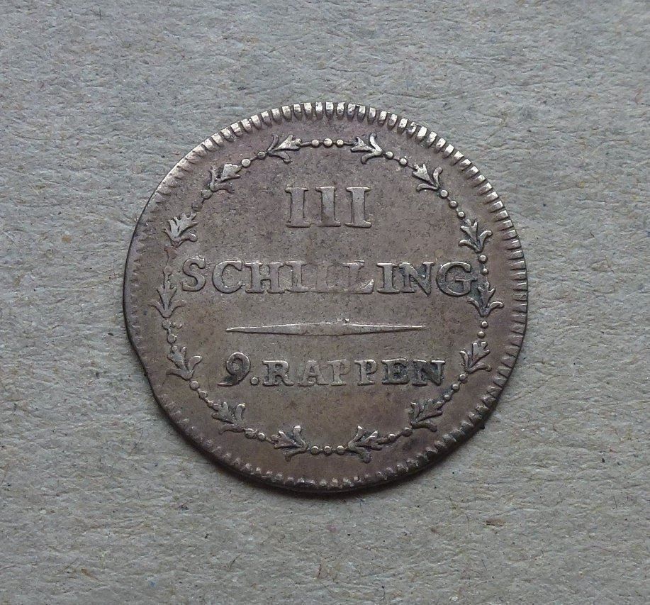 Alle Münzen: Glarus ++ 3 Schilling 1806 – Gebraucht aus Walkringen von Casablanca777 1